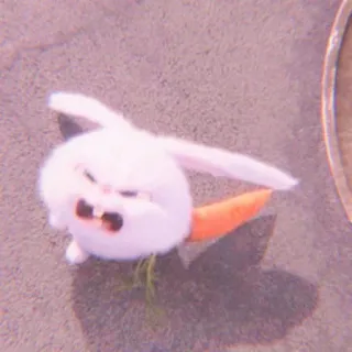 🐰 54ef148d Snowball The Secret Life of Pets coniglio, carino, animale, animale domestico, cartone animato, fumetto telegram sticker