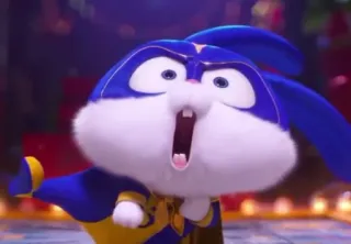 🐰 bc2e6f55 Snowball The Secret Life of Pets coniglio, animale, cartone animato, coniglietto, animale domestico telegram sticker