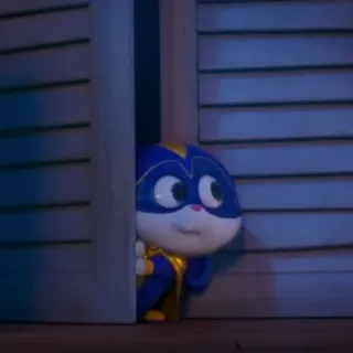 🐰 cd49df4d Snowball The Secret Life of Pets coniglio, coniglietto, supereroe, cartone animato, animale, animale domestico telegram sticker