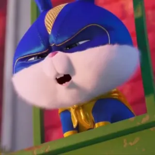 🐰 fc826f8c Snowball The Secret Life of Pets coniglio, animale, cartone animato, personaggio telegram sticker