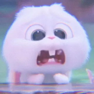 🐰 1e16b370 Snowball The Secret Life of Pets 토끼, 동물, 귀여운, 만화, 스노우볼, 마이펫의 이중생활 telegram sticker