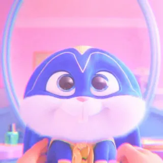 🐰 a121e317 Snowball The Secret Life of Pets 토끼, 동물, 귀여운, 만화, 캐릭터, 애완동물, 영웅 telegram sticker