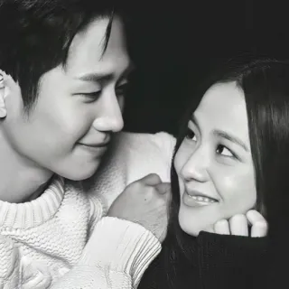 😀 0939c584 커플, 인물 사진, 흑백, 사랑, 로맨스, 관계 telegram sticker