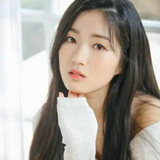 😀 5ba2d4a4 여자, 소녀, 인물, 아시아인, 미인, 한국인 telegram sticker