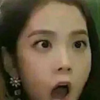 😀 8bff4f02 충격, 놀람, 얼굴, 여자, 표정 telegram sticker