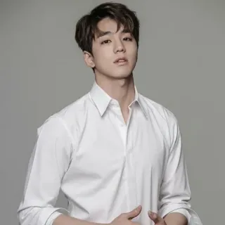 😀 ba750fba 남자, 인물 사진, 흰 셔츠, 캐주얼, 잘생긴, 남성, 스튜디오 촬영 telegram sticker