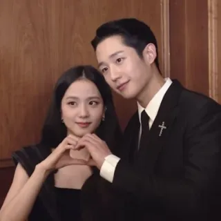 😀 ea82a0fe 커플, 사랑, 하트, 한국, 로맨틱 telegram sticker