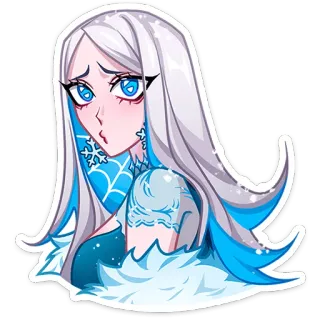 Снежная Карина • @TgSticker telegram stickers