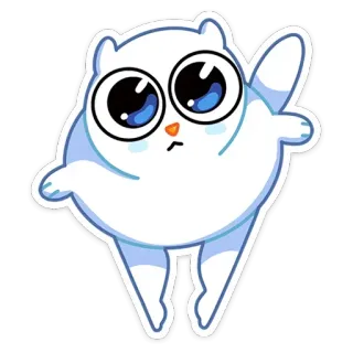 🤷‍♂️ a0af9404 cat, cute, cartoon, sticker, adorable, animal, kawaii telegram sticker