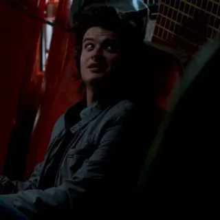 ♠️ 02bfe54f Steve Harrington Stranger Things очень странные дела, стив харрингтон, джо кири, персонаж whatsapp sticker