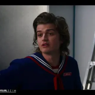 ♠️ 8ccff488 Steve Harrington Stranger Things Стив, Харрингтон, Очень странные дела, сериал, Scoops Ahoy whatsapp sticker