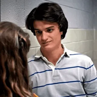 ♠️ da1c999a Steve Harrington Stranger Things Стив Харрингтон, Очень странные дела, Телевидение, Персонаж whatsapp sticker