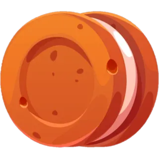 🍪 abc9cf61 kue kering, biskuit, makanan penutup, manis, camilan, kue, makanan telegram sticker