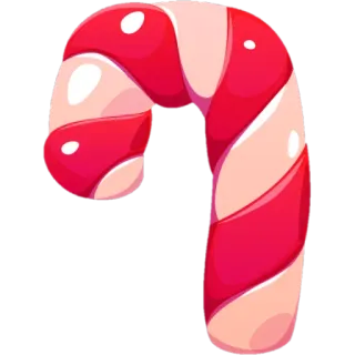 🍭 f9f20c07 permen tongkat, natal, liburan, manis, merah, putih, bergaris, meriah telegram sticker