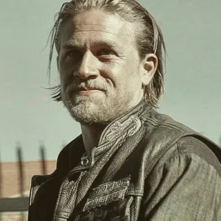 😁 80676ab0 Jax Teller Sons of Anarchy motocykl, skórzana kurtka, banita, serial, gang telegram sticker