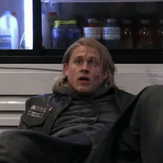 😱 ac58a618 Jax Teller Sons of Anarchy Motocyklista, Motocykl, Gang, Bandyta, Syn telegram sticker