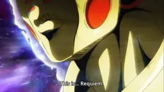 😇 08ad9f00 This is... Requiem. Requiem, Anime telegram sticker