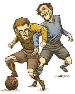 ☺️ fab50de1 Fußball, Fußball, Sport, Vintage, Wettkampf, Athleten, Retro telegram sticker