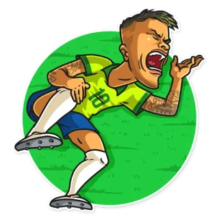 🤥 f06fd1e9 piłka nożna, futbol amerykański, sportowiec, sport, świętowanie, gracz telegram sticker