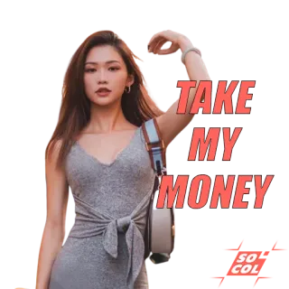 💰 70bbddb9 TAKE MY MONEY Meme, Lucu, Humor, Uang, Ingin, Keinginan, Mahal telegram sticker