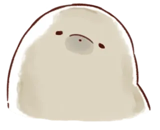 😑 18721103 Капля, Милый, Каваий, Минимализм, Белый, Простой whatsapp sticker