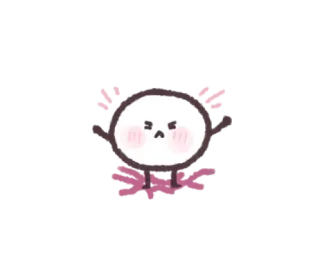 🌬 956caf0b imut, kawaii, marah, bulat, animasi, stiker telegram sticker