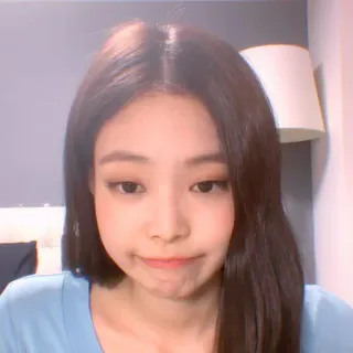 💘 4a99f302 Jennie Kim K-pop, piosenkarka, kobieta, celebrytka, Blackpink, Jennie, koreańska telegram sticker