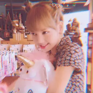 🦢 0c70f345 orang, gadis, unicorn, lucu, rambut, mata, wajah telegram sticker