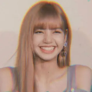 🐙 1e6ecca7 Lisa Lisa, K-pop, Blackpink, penyanyi, selebriti, wanita, tersenyum telegram sticker