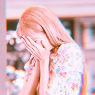 🐨 96ae4389 menangis, sedih, kesal, emosional, wanita, facepalm, tertekan telegram sticker