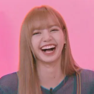 🐯 e43c6465 Lisa K-pop, penyanyi, selebriti, orang, wanita, tersenyum, potret telegram sticker