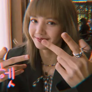 🦢 f0a55eaa 행 kpop, korea, orang, wanita, gestur tangan telegram sticker