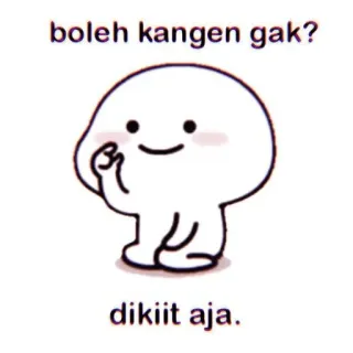 🦋 46337ba2 boleh kangen gak?
dikiit aja. fofo, desenho animado, amor, afeição, saudades, indonésio, saudação telegram sticker