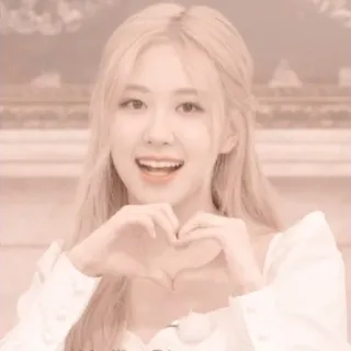 🐰 1eaeeaf4 Rosé kpop, 歌手, blackpink, アイドル, rose telegram sticker