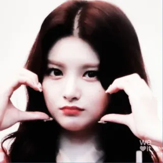 💕 5777cbfb we♡it mujer, retrato, belleza, cara, chica, coreana, asiática telegram sticker