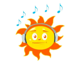 Солнышко Лати telegram stickers