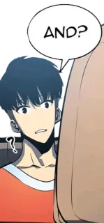 ⁉ 294dd754 AND? Manga, Vraag, Strip, en telegram sticker