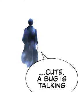 😏 76702aa1 ...CUTE. A BUG IS TALKING cartoon, strip, spraakballon, schattig, insect telegram sticker