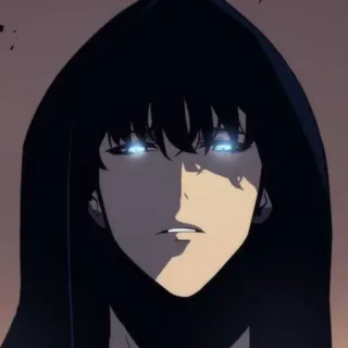 🗝 0cca01a8 Sung Jin-Woo Solo Leveling Anime, Solo Leveling, Sung Jinwoo, Manhwa, Fantasía, Oscuro telegram sticker