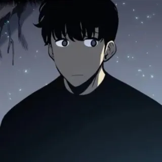 🗝 3258346f Sung Jinwoo Solo Leveling Anime, Solo Leveling, Sung Jinwoo, Manhwa, Personaje telegram sticker