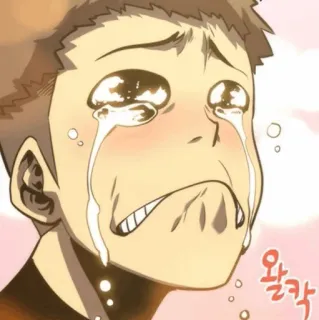 🗝 37de5329 왐왐 llorando, lágrimas, triste, molesto, emoción telegram sticker