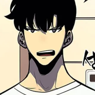 🗝 539041cc 성 anime, hombre, retrato, dibujos animados telegram sticker