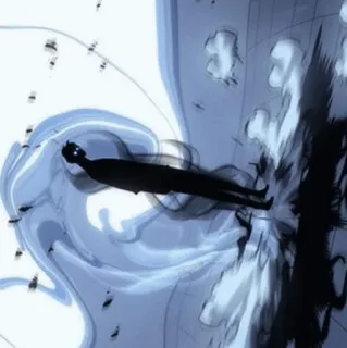 🕳 cca8ca9d Silueta, Abstracto, Figura, Persona, Arte telegram sticker