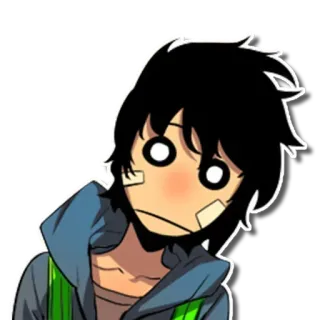 ♾ 319354c1 cartoon, character, anime, expression, sad telegram sticker