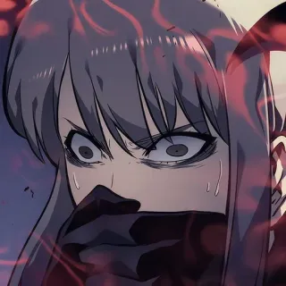 ♾ 5d9819a5 anime, scared, angry, female, woman telegram sticker