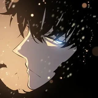 ♾ 929fee14 anime, man, face, dark, portrait telegram sticker