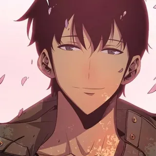 ♾ daca9205 manhwa, anime, sungjinwoo, solo leveling telegram sticker