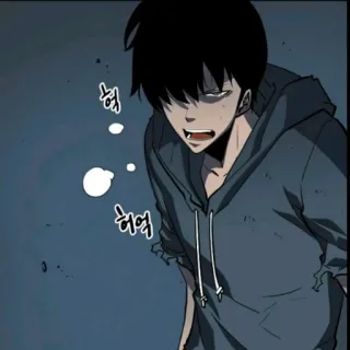 π· 634993f1 anime, man, hoodie, tired, sad whatsapp sticker