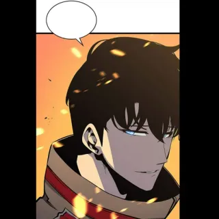 π· b6b4d6f7 Sung Jinwoo Solo Leveling manhwa, protagonist, anime, fantasy, magic whatsapp sticker
