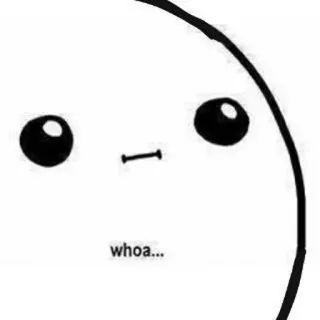 🌚 c6ddc4fe whoa... มีม, วัฒนธรรมอินเทอร์เน็ต, ปฏิกิริยา, ตลก, อารมณ์ขัน telegram sticker